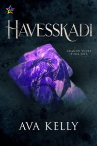 havesskadi cover with an amethyst and an abstract dragon