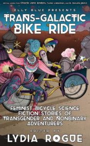 cover with a nonbinary bike and trans characters